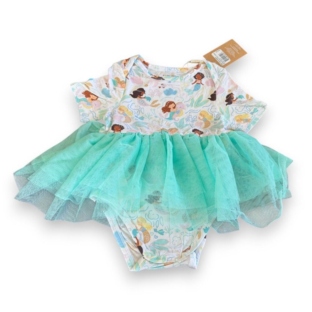 Angel Dear Magical Mermaids Tulle Bodysuit Dress 18-24 Months NWT